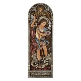 12" Saint Michael the Archangel Plaque