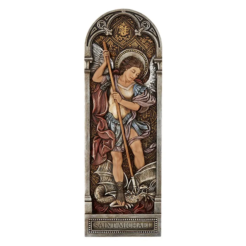 12" Saint Michael the Archangel Plaque
