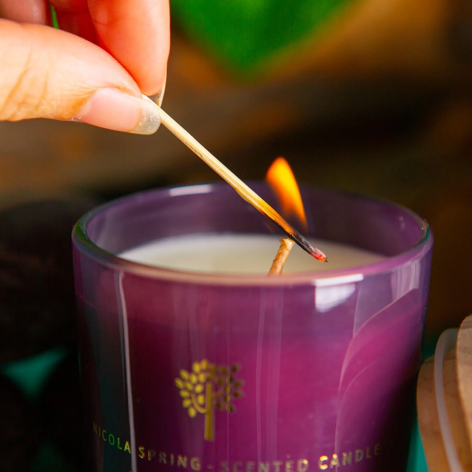 130g Cinnamon Orange Soy Wax Scented Candle - By Nicola Spring