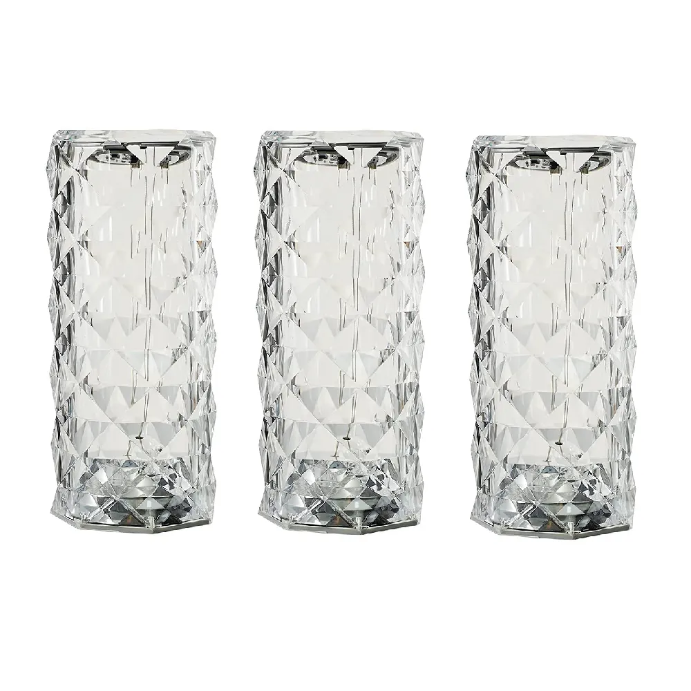 16 colour crystal LED rose diamond table lamps