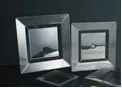 6.5" Crystal Clear Square Plate (16 count)