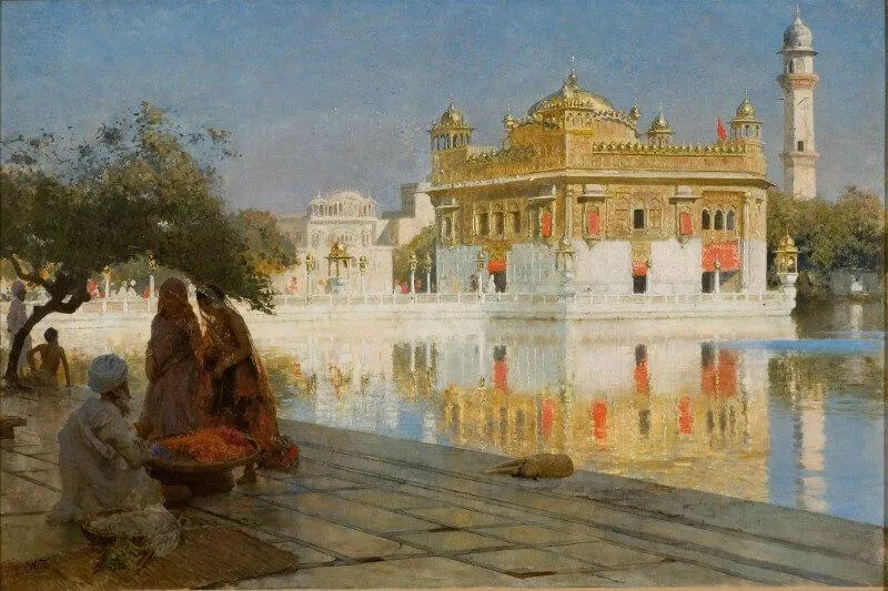 Across The Pool To The Golden Temple Of Amritsar - Posters