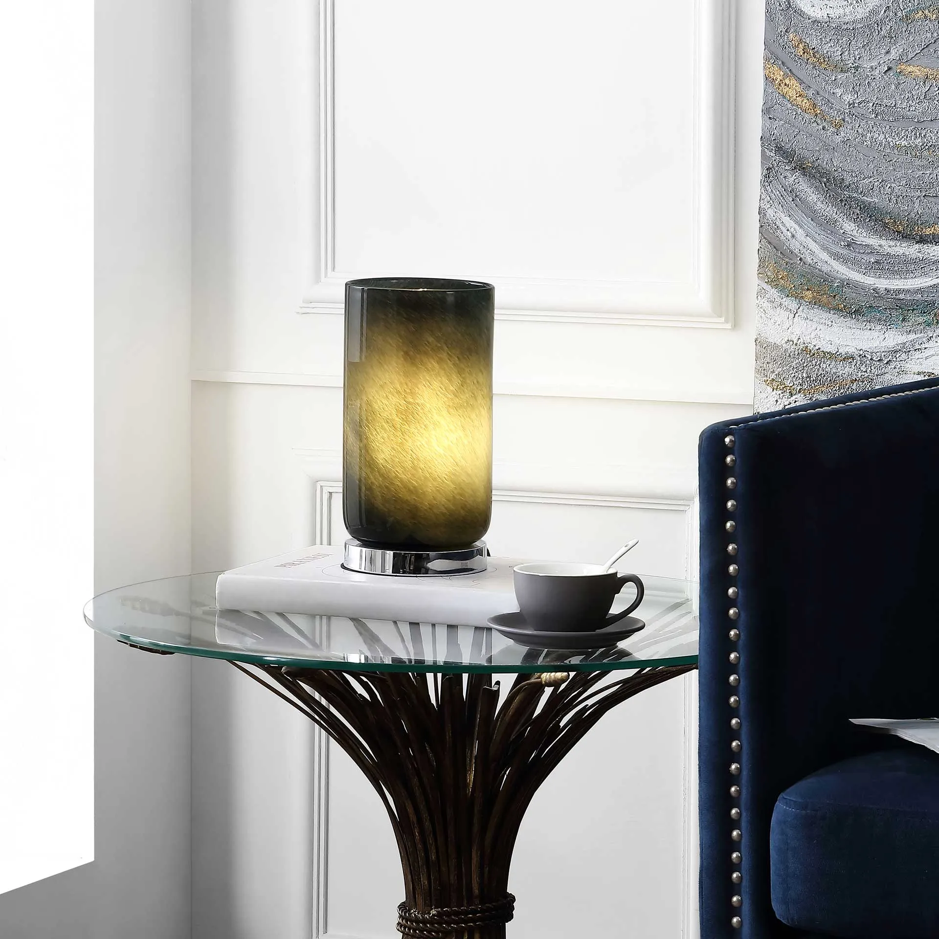 Adalie Table Lamp Gray