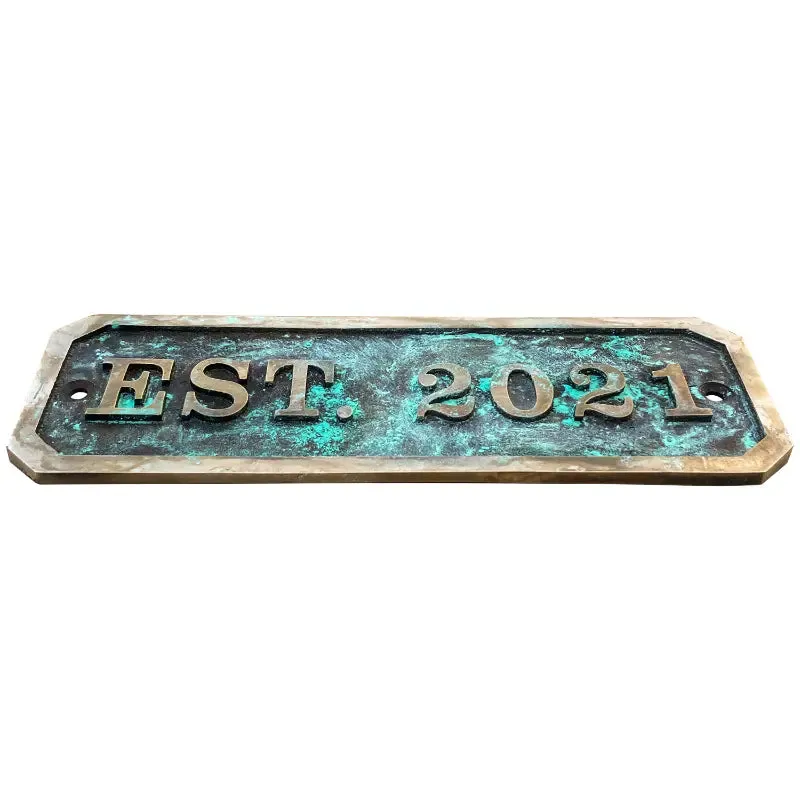 Address Brass Plaque Plate ABP147