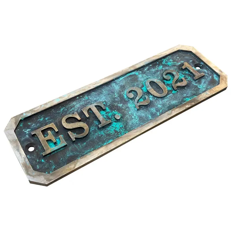 Address Brass Plaque Plate ABP147