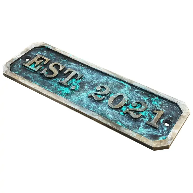 Address Brass Plaque Plate ABP147
