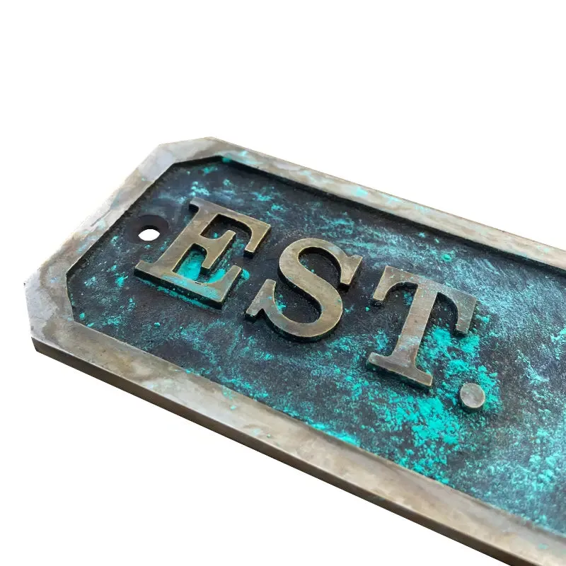 Address Brass Plaque Plate ABP147