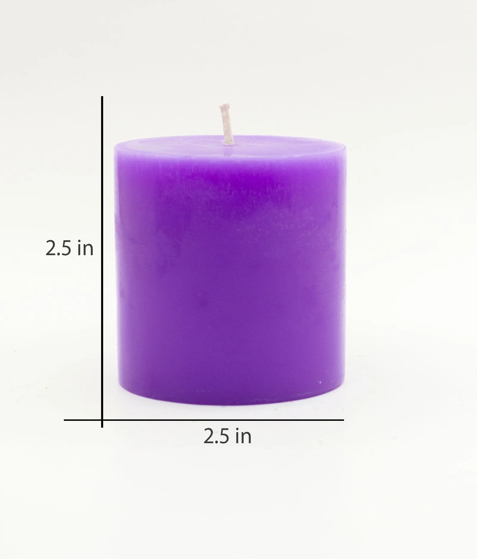 American-Elm Combo Pack of 3 Scented Rose, Lavender & Lemon Aroma Candles ( 2.5x2.5 Inch)
