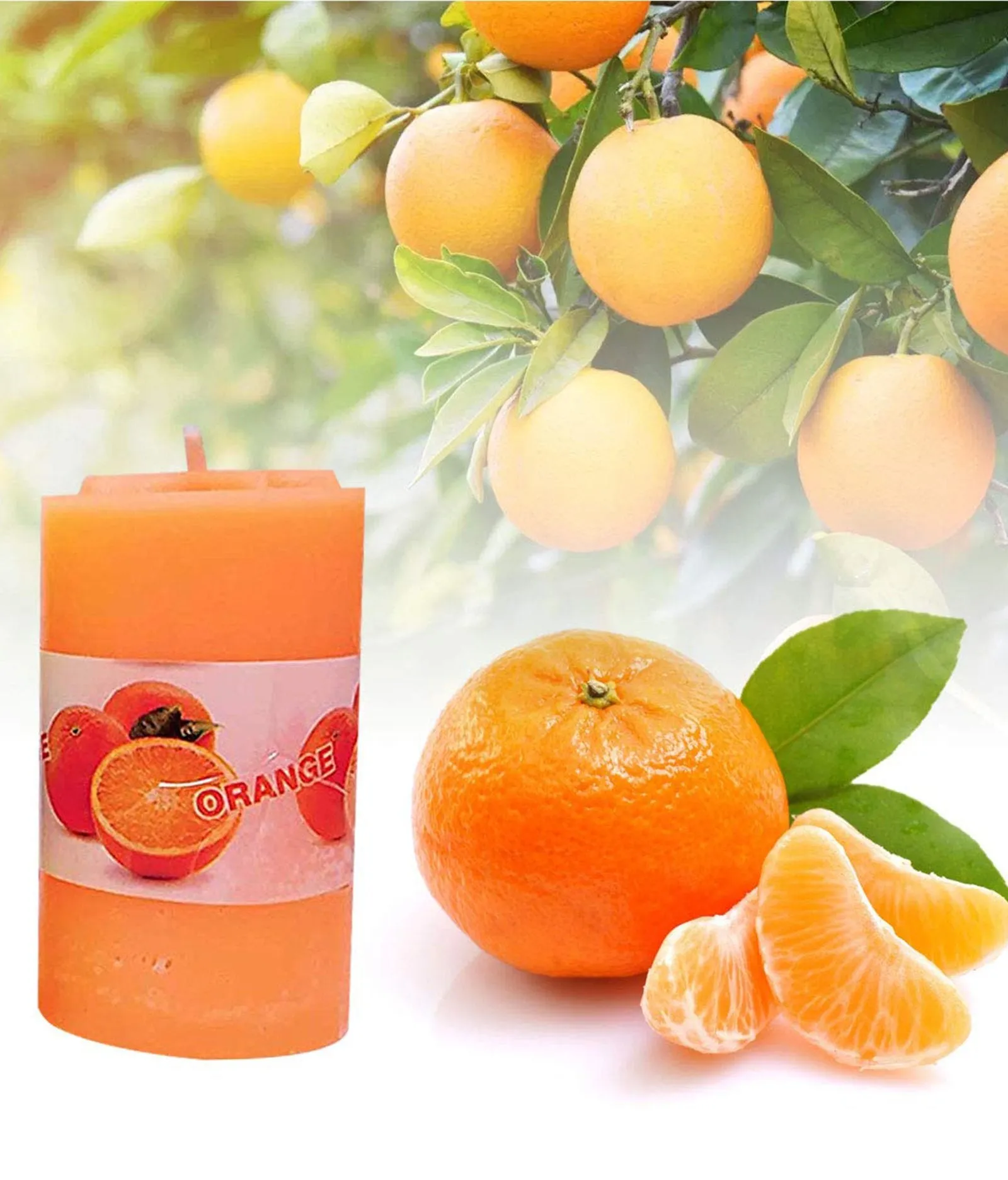 American-Elm Pack of 4 Fargrance Aroma Candles for Decoration (1.5x2.75 Inch Each)