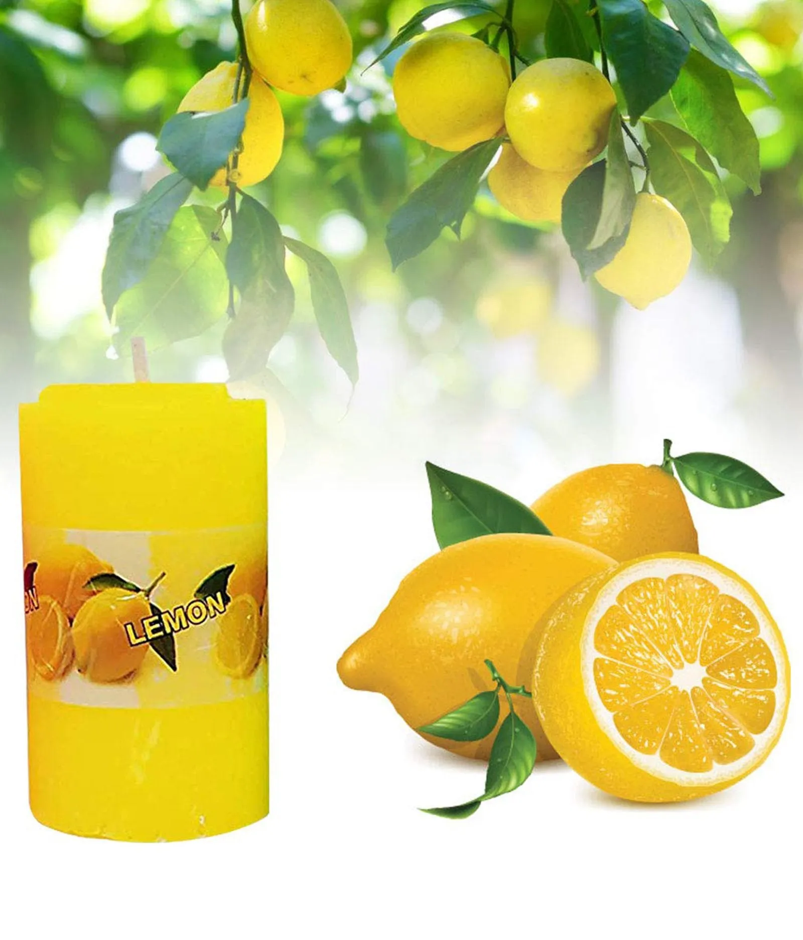 American-Elm Pack of 4 Fargrance Aroma Candles for Decoration (1.5x2.75 Inch Each)