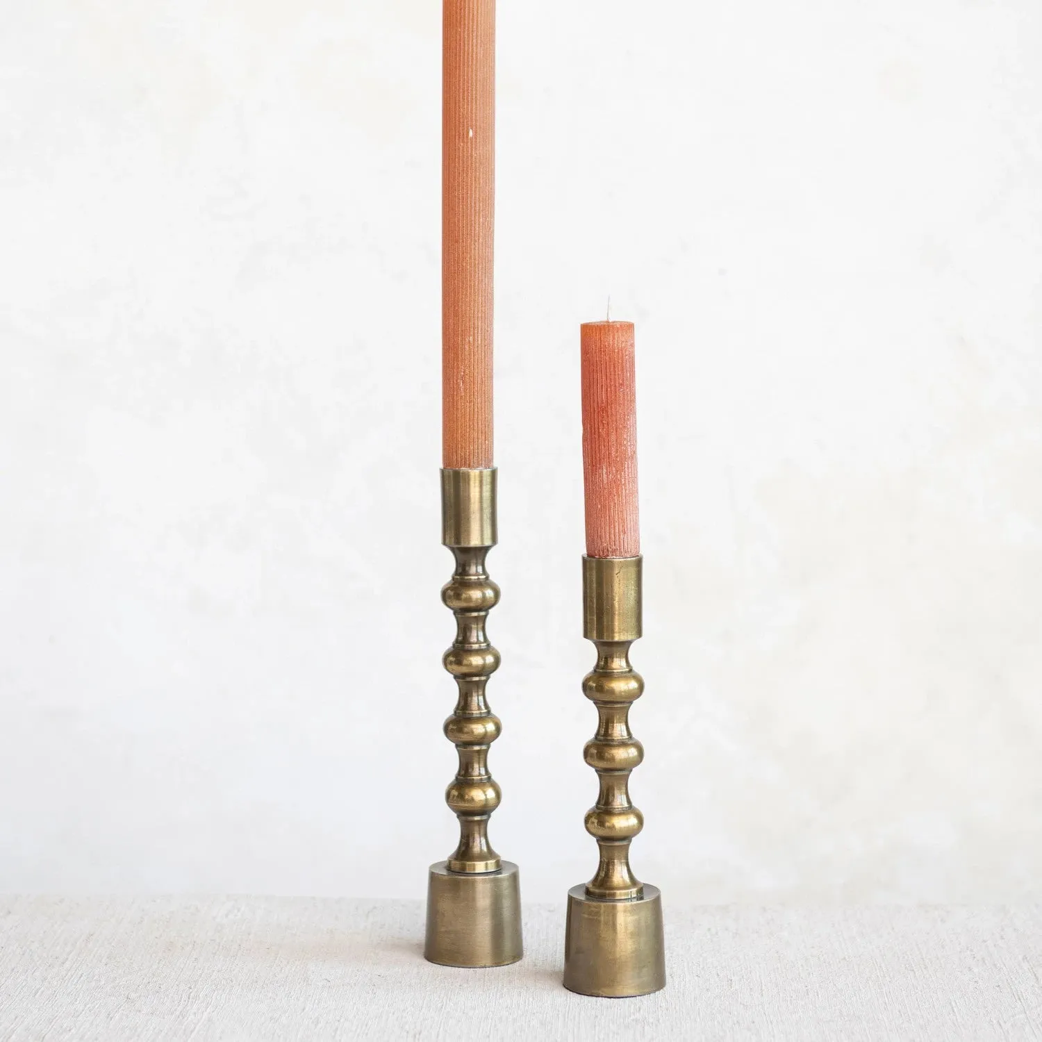 Antique Gold Taper Holder