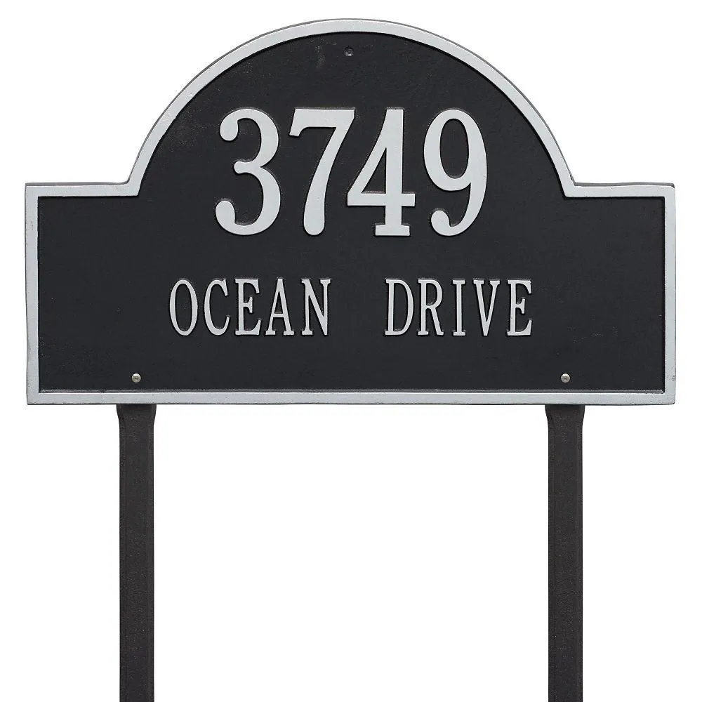 Arch Marker - Estate Lawn - Two Line