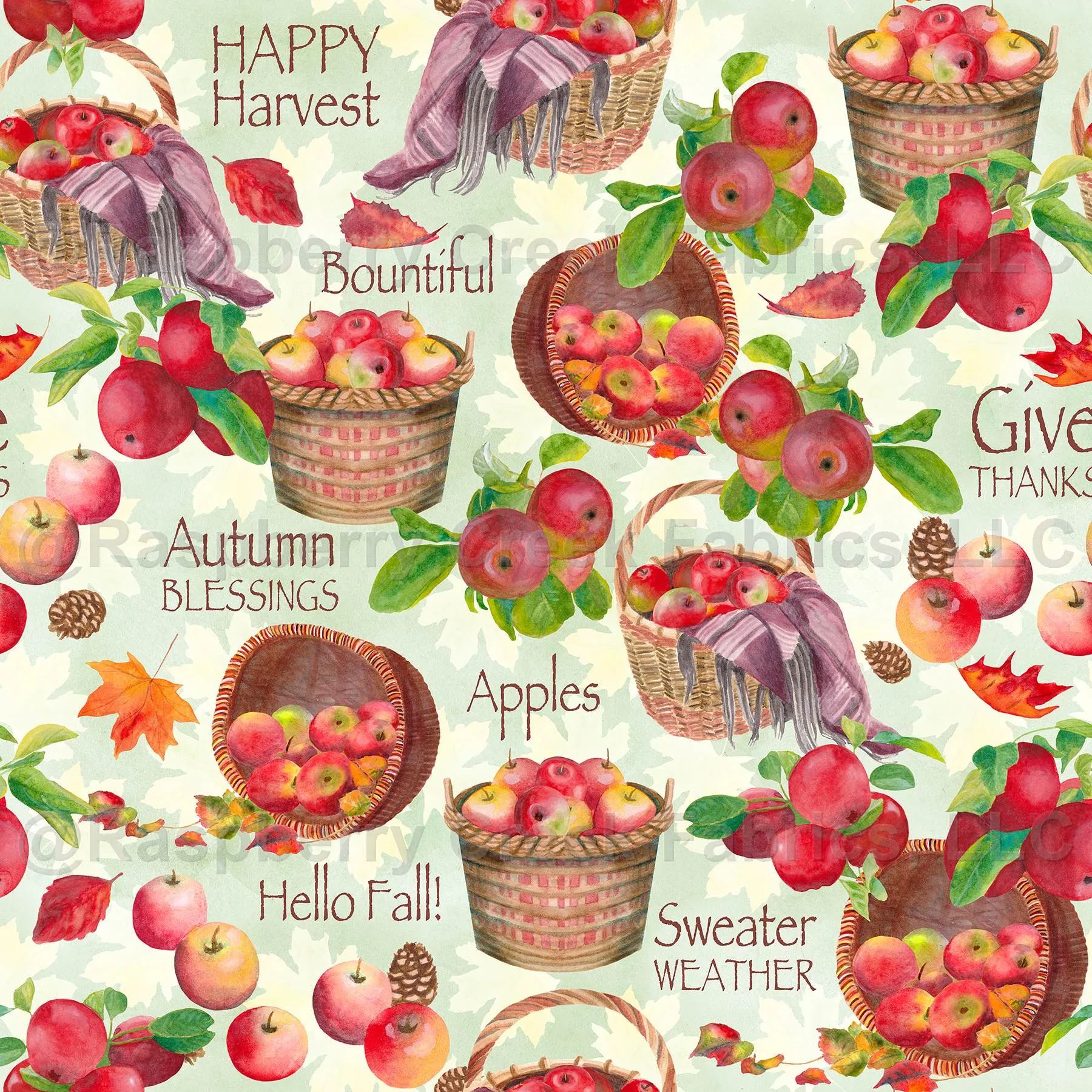 Autumn Apple Baskets - Autumn Apples Collection
