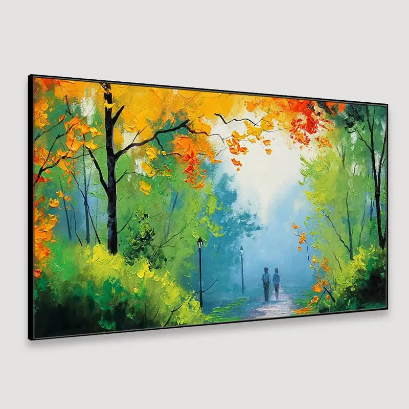 Autumn Walk Wall Painting
