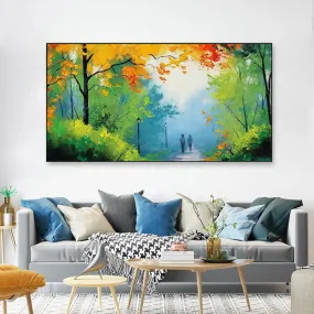 Autumn Walk Wall Painting