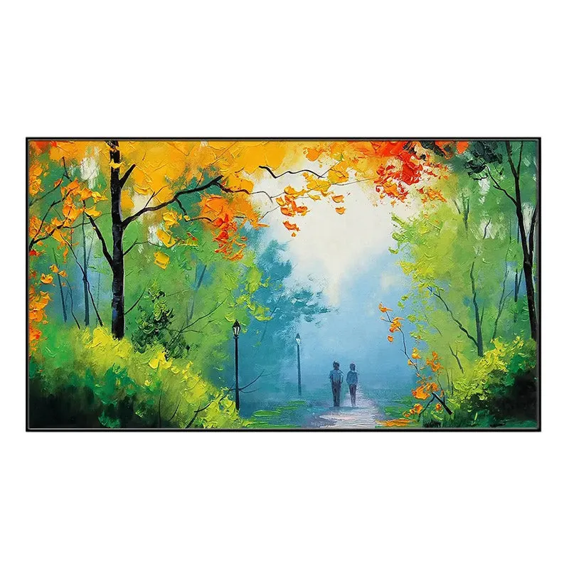 Autumn Walk Wall Painting