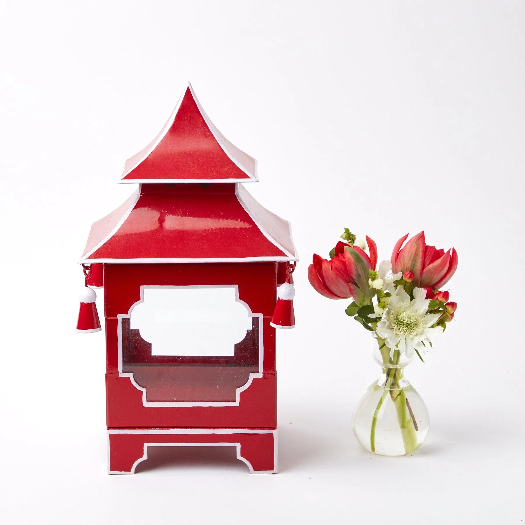 Berry Red Pagoda Lantern