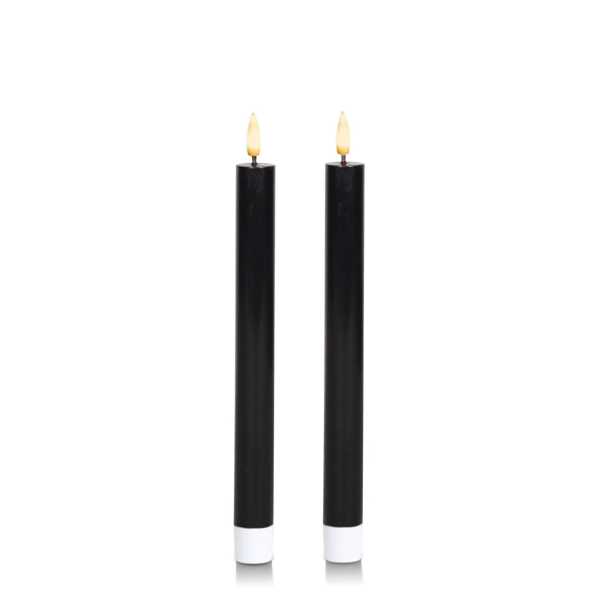 Black 24.5cm LED Dinner Candles