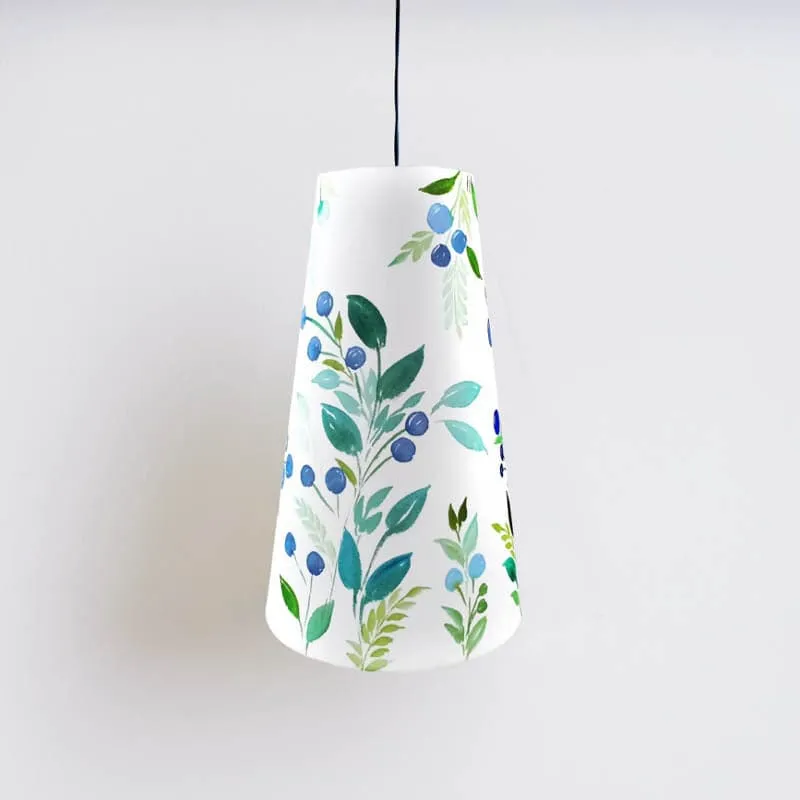 Bloom Perch Cone Handpainted Ceiling Lamp