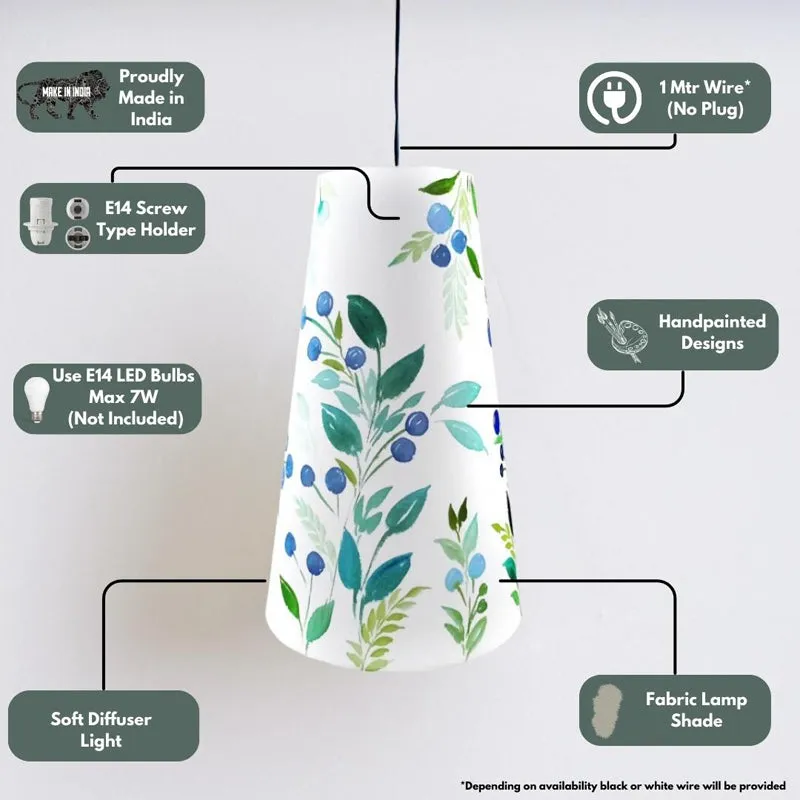 Bloom Perch Cone Handpainted Ceiling Lamp