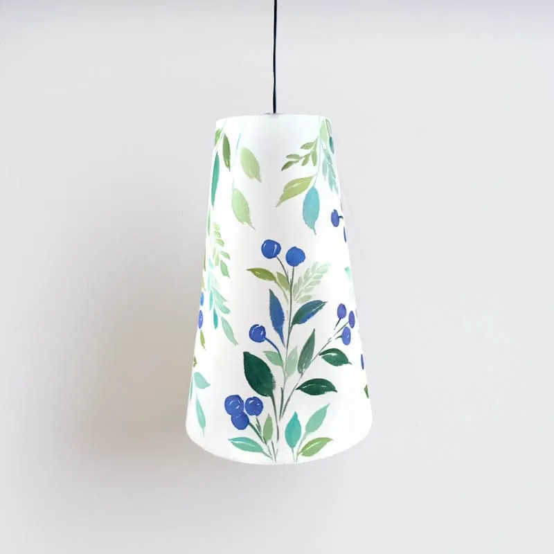Bloom Perch Cone Handpainted Ceiling Lamp