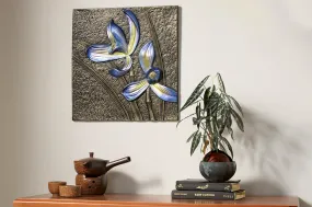 Blue Orchid Wall Plaque