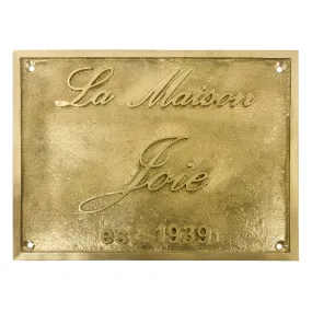 Brass Address Plaques BAP17
