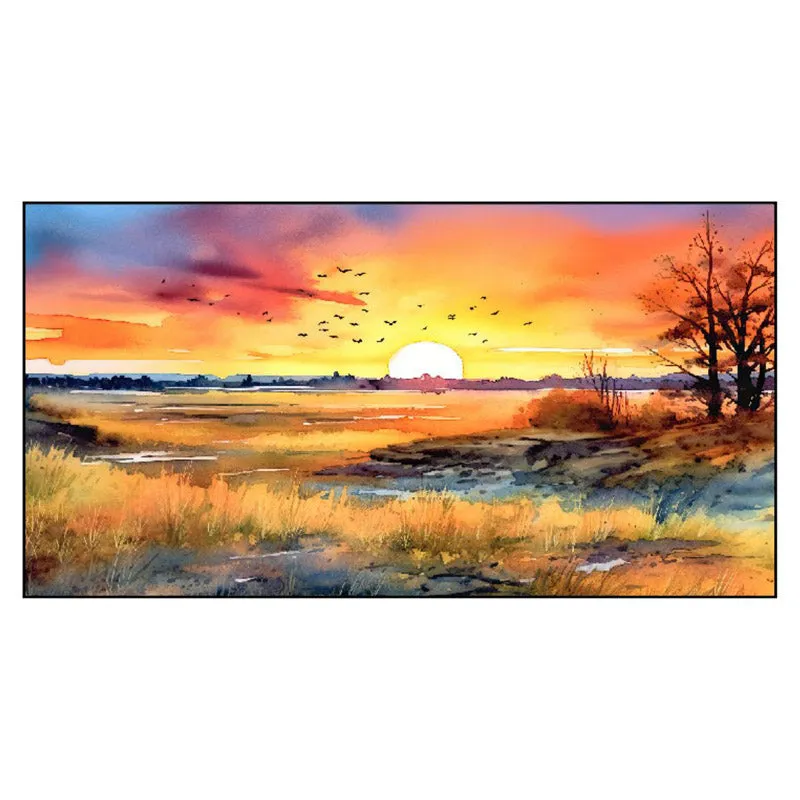Break Of Dawn Beayty Wall Painting