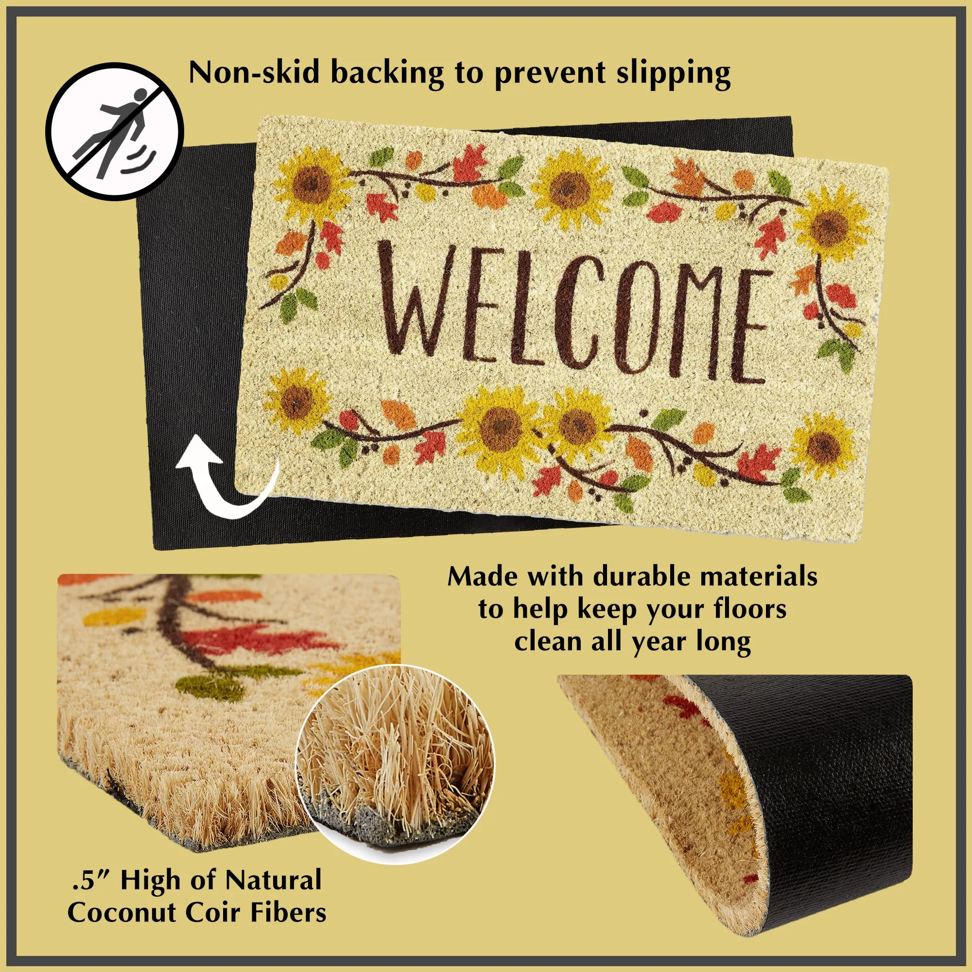 Buffalo Check Welcome Doormat