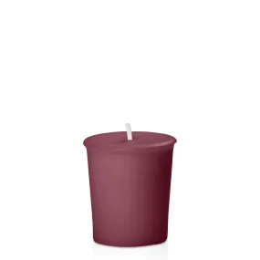 Burgundy 4 cm x 5 cm Votives