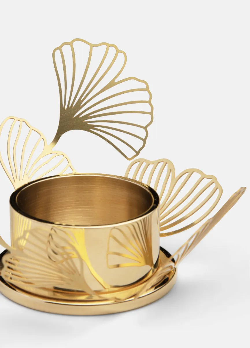 Candleholder | Brass BK.FLWR  | Tealight | Bernadotte & Kylberg