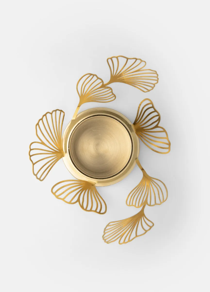 Candleholder | Brass BK.FLWR  | Tealight | Bernadotte & Kylberg