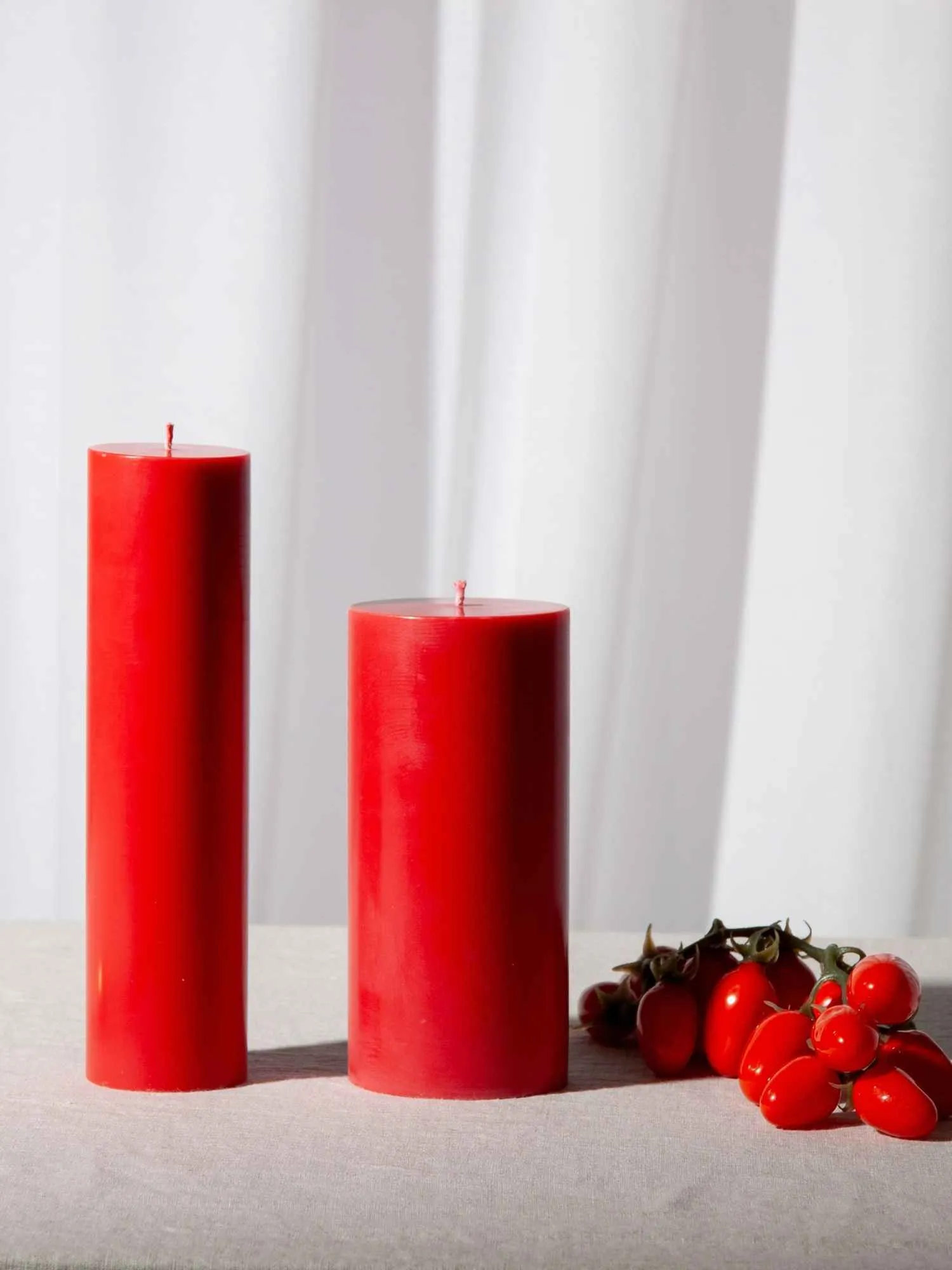 Carnival Red 7cm x 20cm Pillar