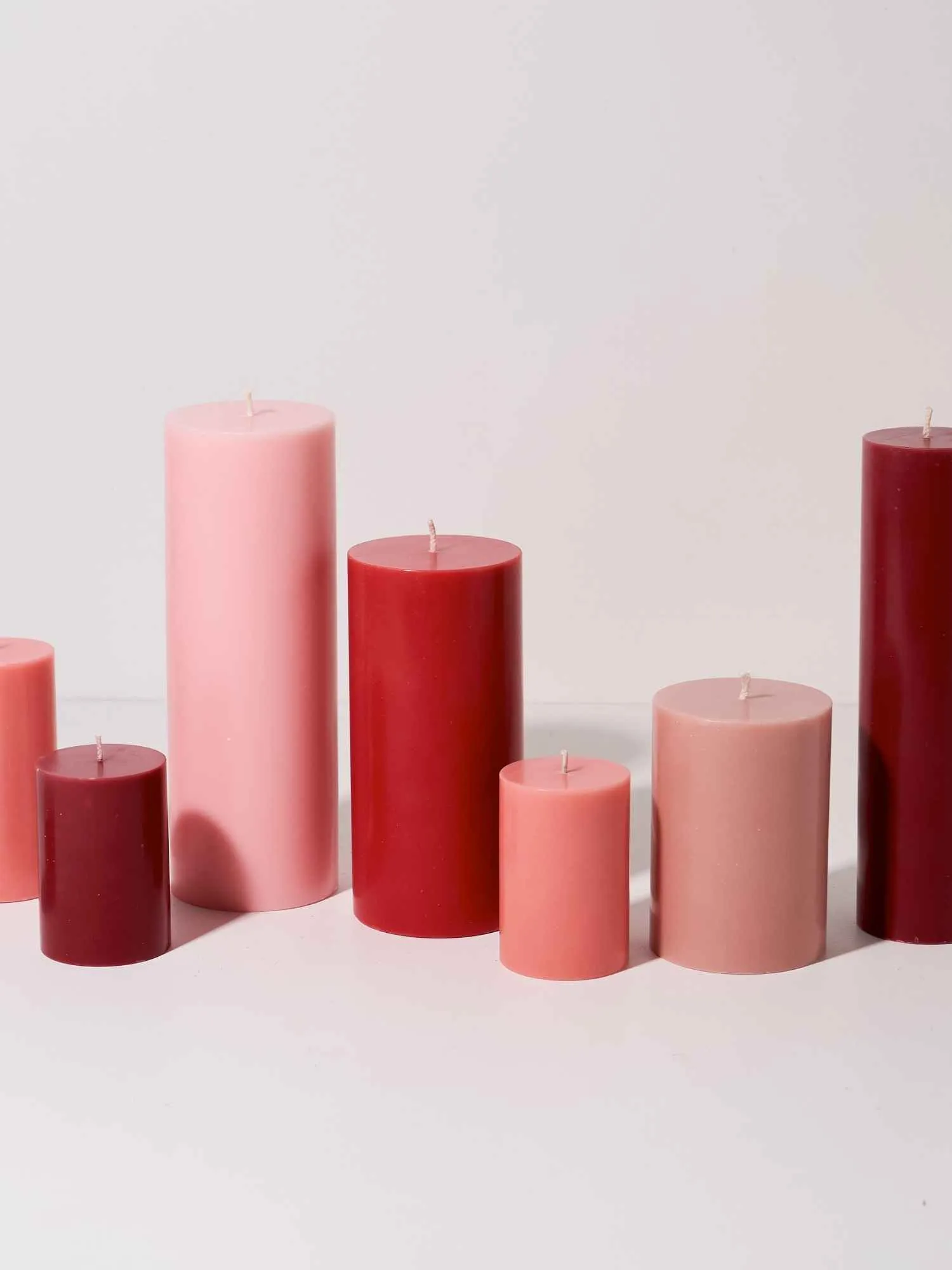 Carnival Red 7cm x 20cm Pillar