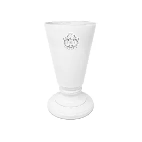 Carron | Charles White Footed Vase - Medium