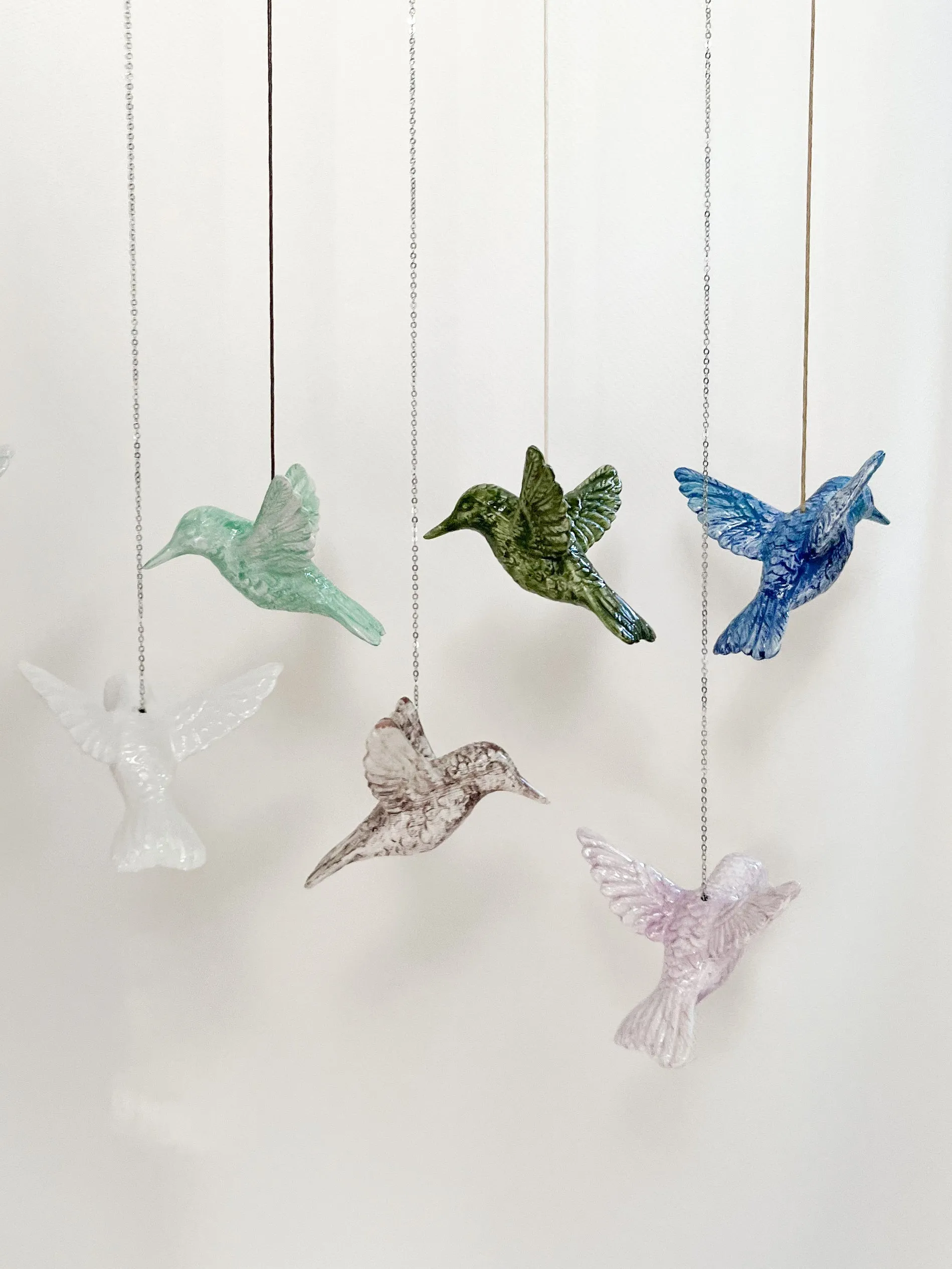 Ceramic Hanging Hummingbird