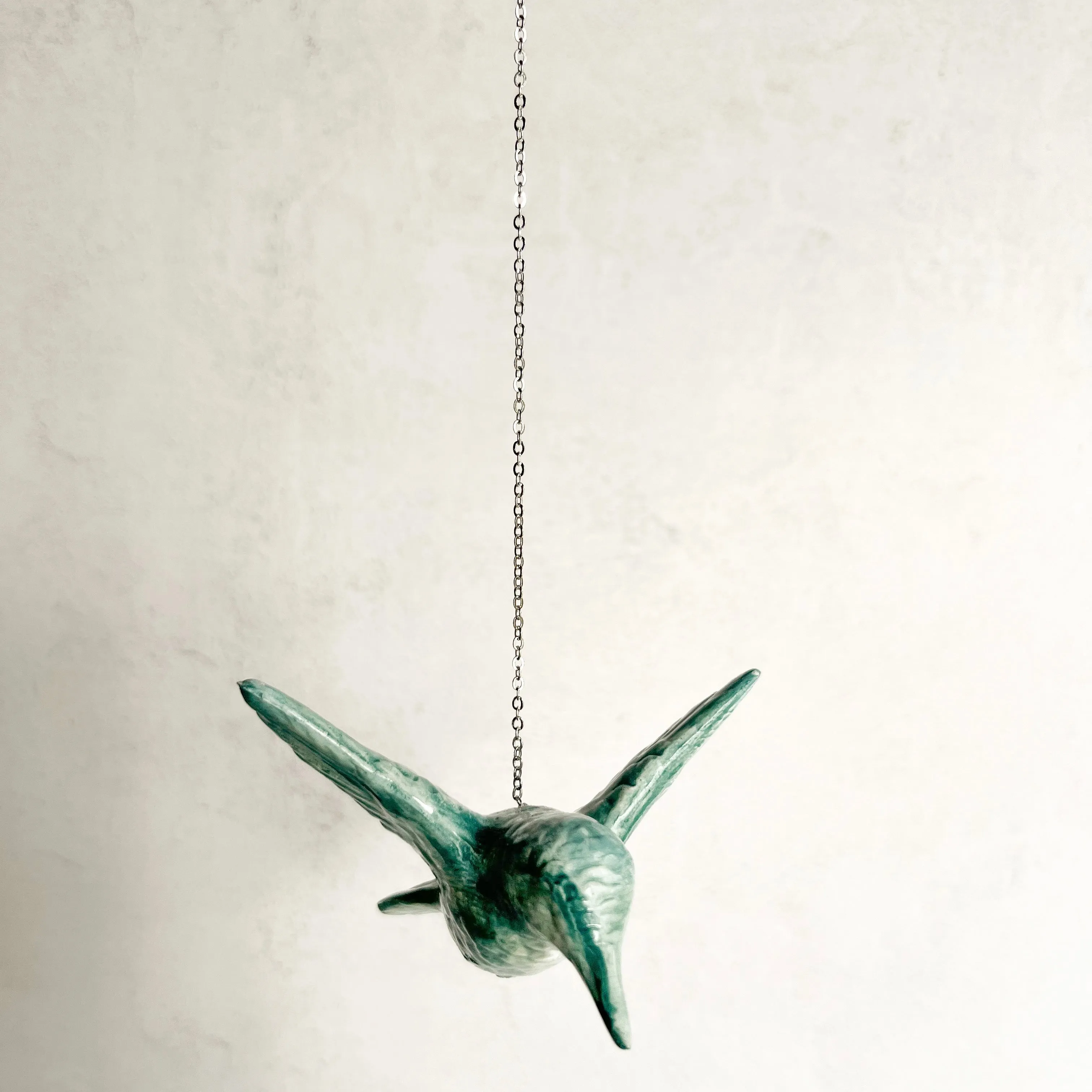 Ceramic Hanging Hummingbird