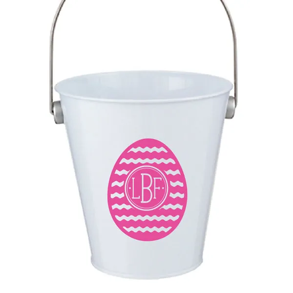 Chevron Easter Egg Monogram Vinyl Decal – Custom Holiday Sticker