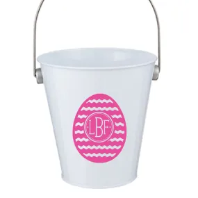 Chevron Easter Egg Monogram Vinyl Decal – Custom Holiday Sticker