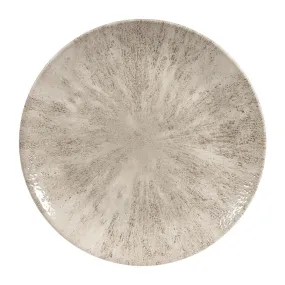 Churchill Studio Prints Stone Coupe Plates Agate Grey 260mm (Pack of 12) - DW791