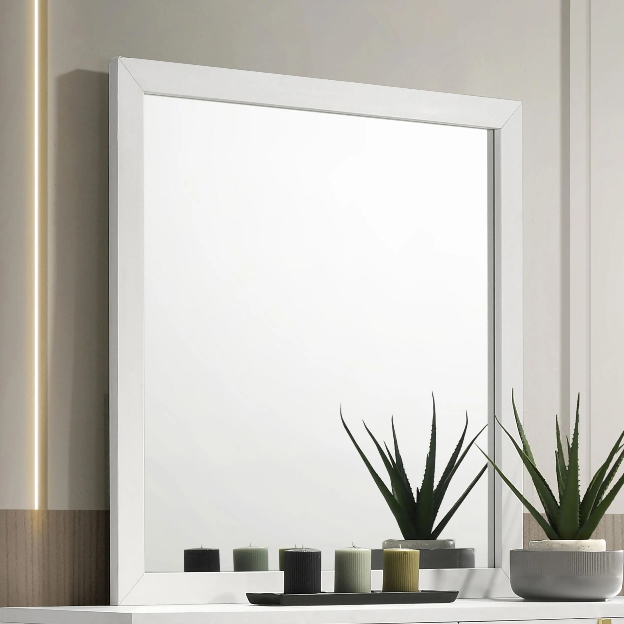 Coaster Furniture Marceline 222934 Dresser Mirror - White