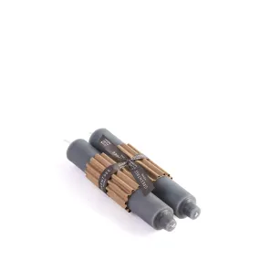Column Taper Candle, 9 Inch, Set of 2 — Grey