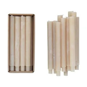 Creative Co-Op Unscented Powder Taper Candle in Box Set