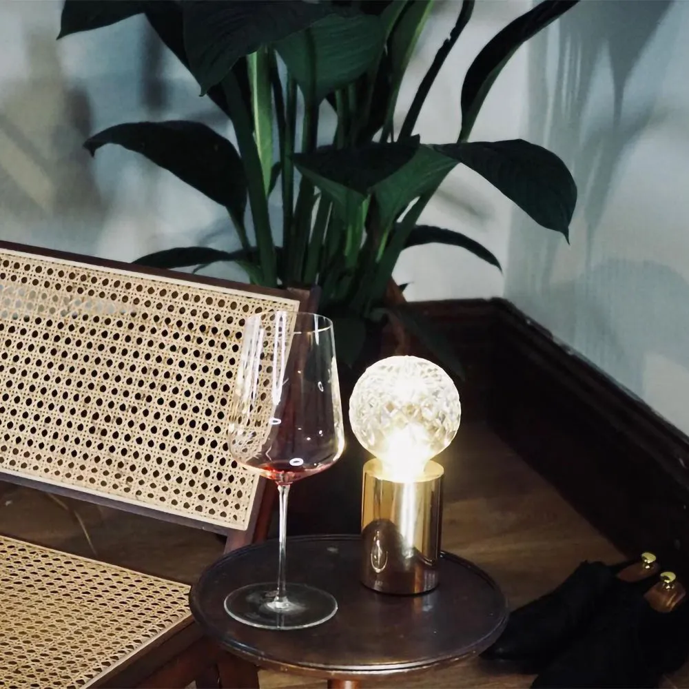 Crystal Bulb Table Lamp