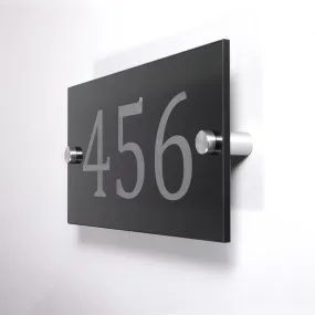 Customizable Glass Address Plaque