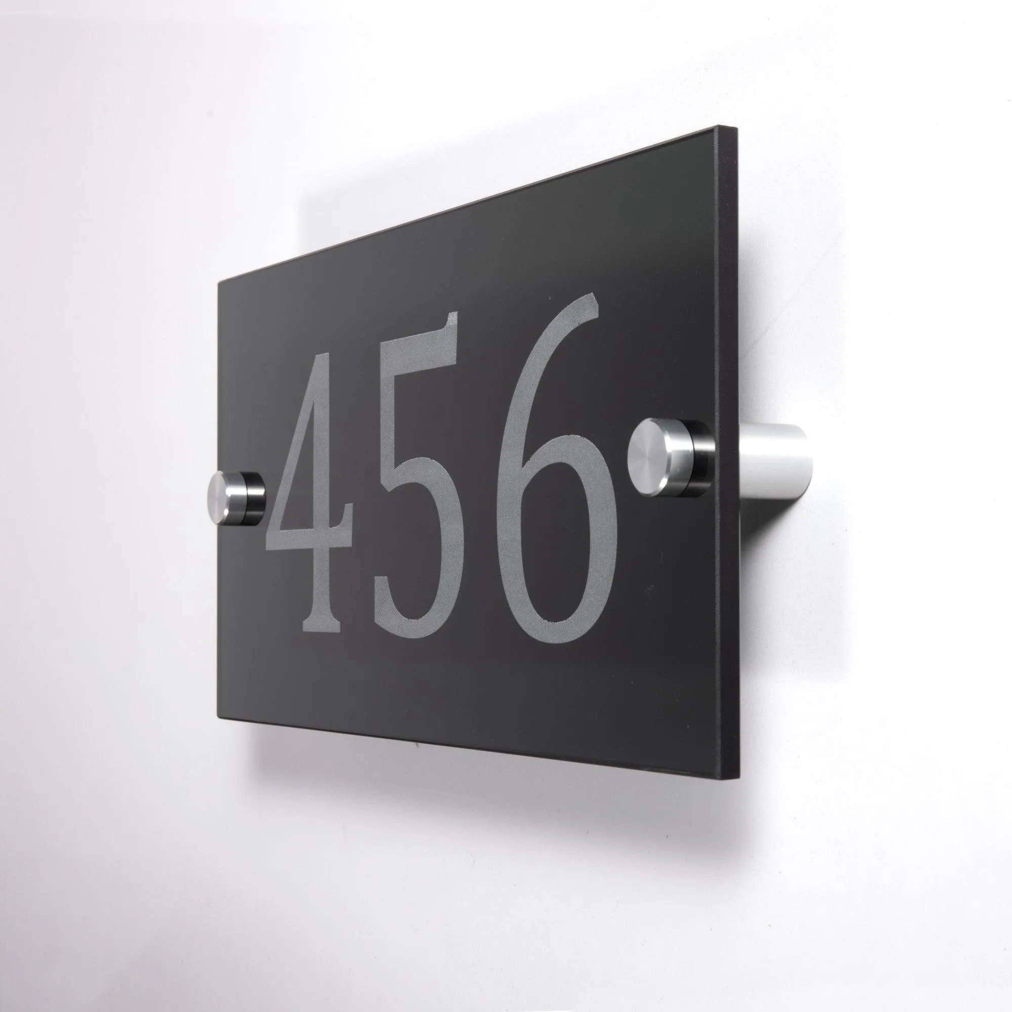 Customizable Glass Address Plaque