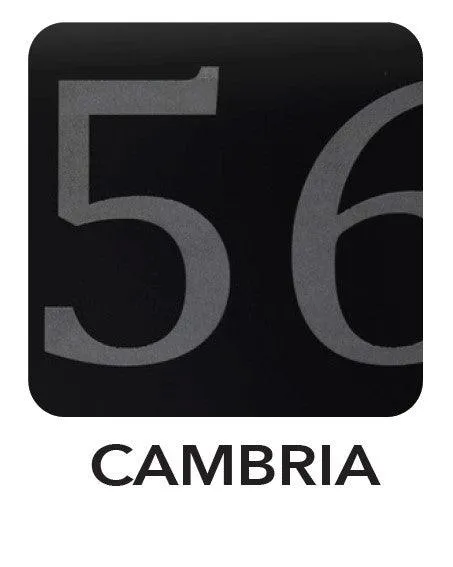 Customizable Glass Address Plaque