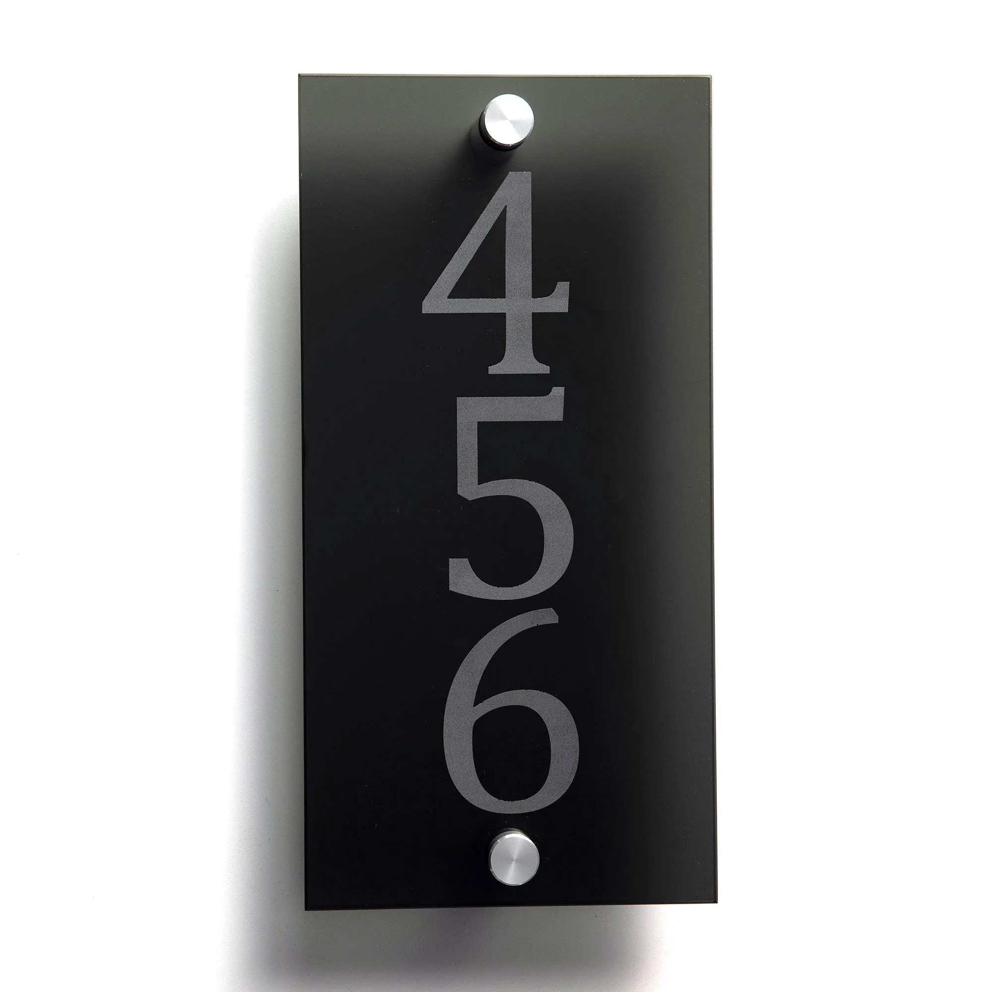 Customizable Glass Address Plaque