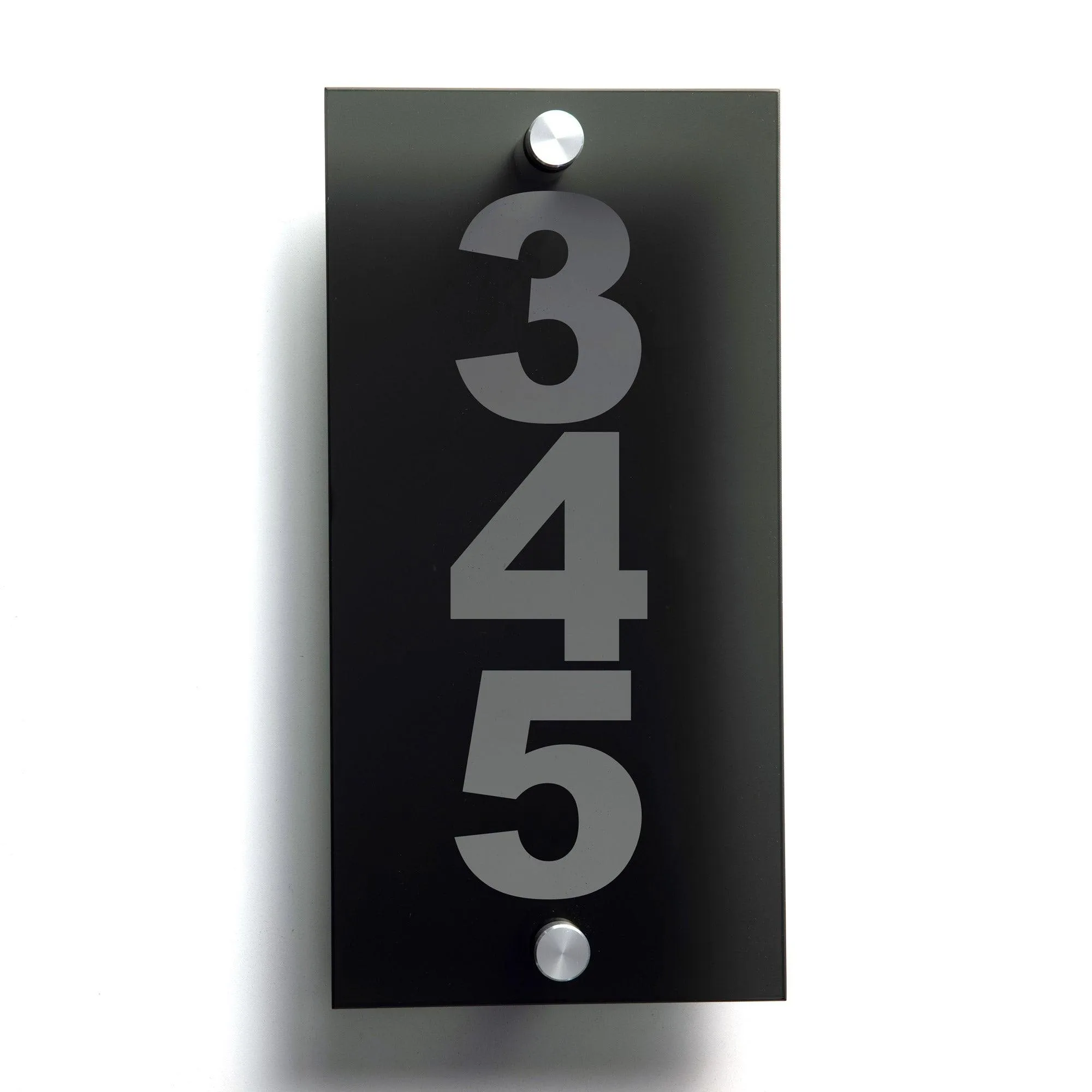 Customizable Glass Address Plaque