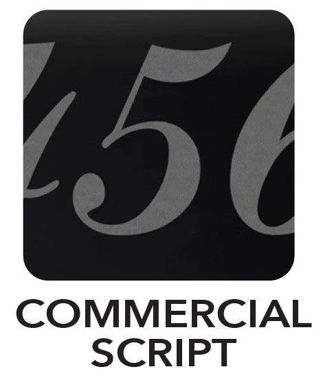 Customizable Glass Address Plaque